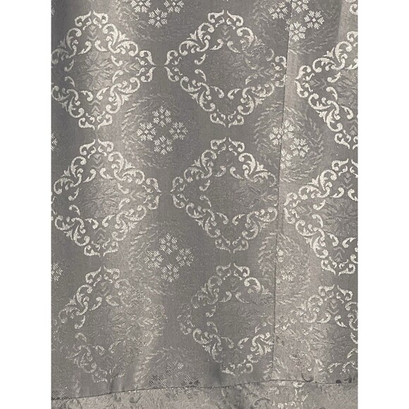 LEWIT Silk Blend Jacquard Peplum Blouse In Black Sz S New - Picture 4 of 8